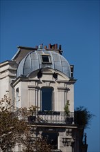 Paris, building of the rue Saussure and boulevard Pereire
