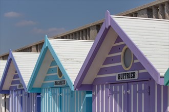 Cucq  Stella Plage (Cote d'Opale), beach huts