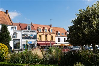 Etaples-sur-Mer, roundabout of the boulevard Billet
