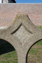 Merlimont Plage, detail of a concrete border