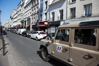Paris, rue de la Gaite, operation Vigipirate