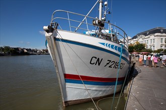 Trouville-sur-Mer (Calvados), docked trawler