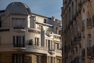 Paris, buildings of the Rue Huysmans