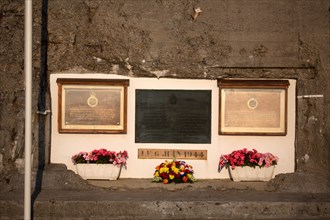 Commemorative plaque of the 6 June 44, Asnelles sur Mer