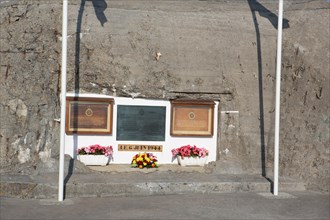 Commemorative plaque of the 6 June 44, Asnelles sur Mer