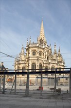 Chantier du tramway à Caen