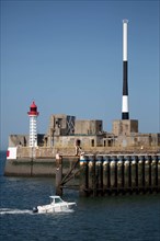 Entrance to Le Havre harbour