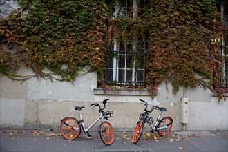 Paris, vélos partagés Mobike