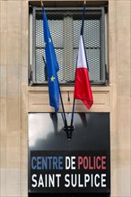 Paris, police station in the 6th arrondissement of Paris
