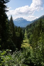 Montriond, Haute-Savoie, cascade d'Ardent