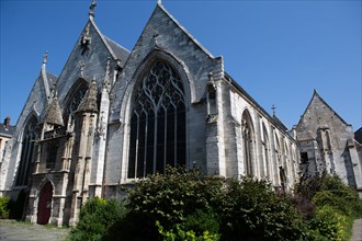 Rouen (Seine Maritime), façade de l'église Saint-Vivien