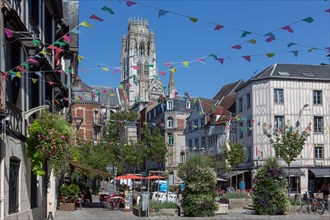 Rouen (Seine Maritime), place du Lieutenant Aubert