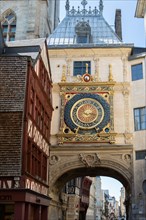 Rouen (Seine Maritime), rue du Gros Horloge