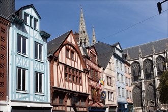 Rouen (Seine Maritime), rue des Boucheries Saint-Ouen