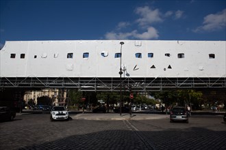 Paris, chantier de rénovation du métro ligne 6
