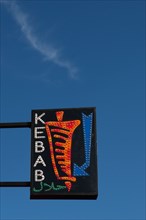 Paris, kebab sign