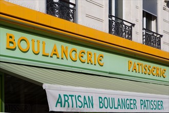 Paris, enseigne de boulangerie