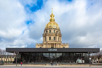 Paris, boutique éphémère Céline aux Invalides