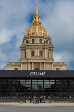 Paris, ephemeral boutique Céline near the Invalides