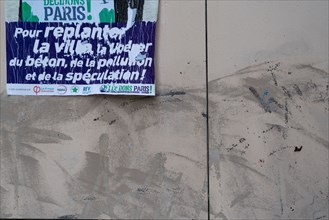 Paris, affiche politique