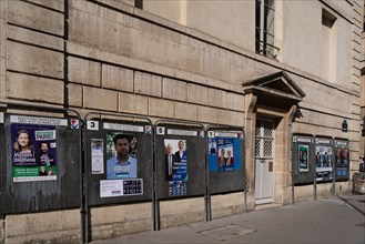 Paris, election signs