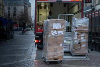Paris, delivery truck