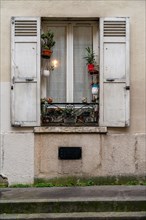 Paris, window with shutters