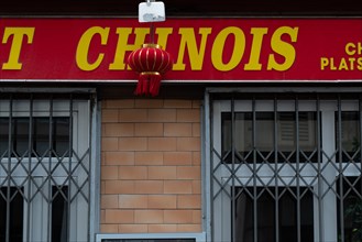 Paris, restaurant fermé pour cause d’épidémie de coronavirus