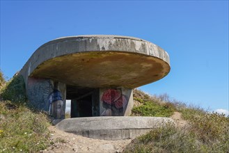 Pointe Saint-Mathieu, North tip of Finistère, bunker