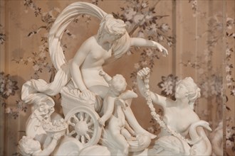 Château de Sceaux (Hauts-de-Seine), groupe "Le triomphe de la beauté" d'après un modèle créé par Boizot