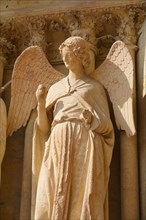 Reims Cathedral (Notre-Dame de Reims), smiling angel