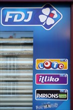 Française des Jeux sign (lottery game)