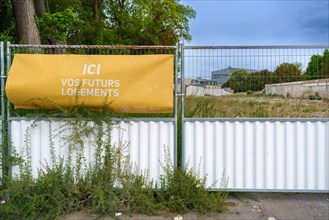 Reims, futur chantier de construction