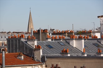 Paris 15e arrondissement, toits et cheminées, cheminées,