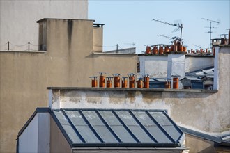 Paris 15th arrondissement, roofs and chimneys