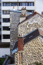 Paris 15e arrondissement, toits et cheminées