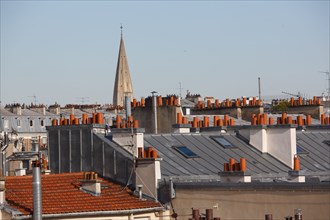 Paris 15e arrondissement, toits et cheminées