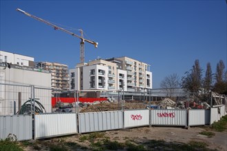 Athis-Mons, chantier de construction