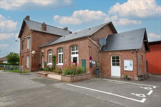 Former school in Gonnetot, now the town hall
