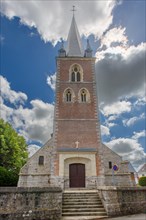 The church in Luneray