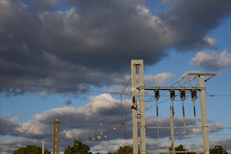 France, Région Normandie, Calvados, gare de Trouville-Deauville, train