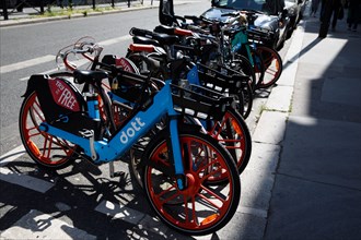 Bicycle sharing system, Paris