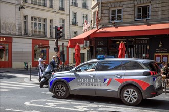 French 'Police Nationale' vehicle, Paris