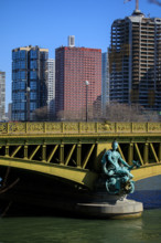 Paris, Pont Mirabeau et quartier Beaugrenelle