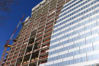 Paris, chantier de la Tour Triangle