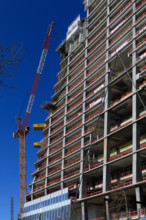 Paris, chantier de la Tour Triangle