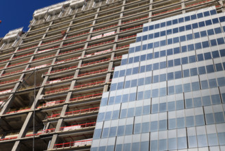 Paris, chantier de la Tour Triangle