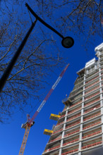 Paris, chantier de la Tour Triangle