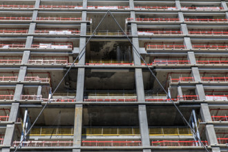 Paris, chantier de la Tour Triangle