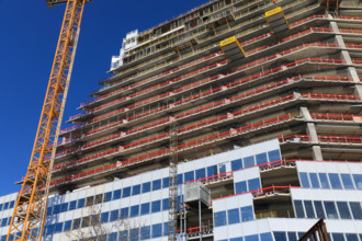Paris, chantier de la Tour Triangle